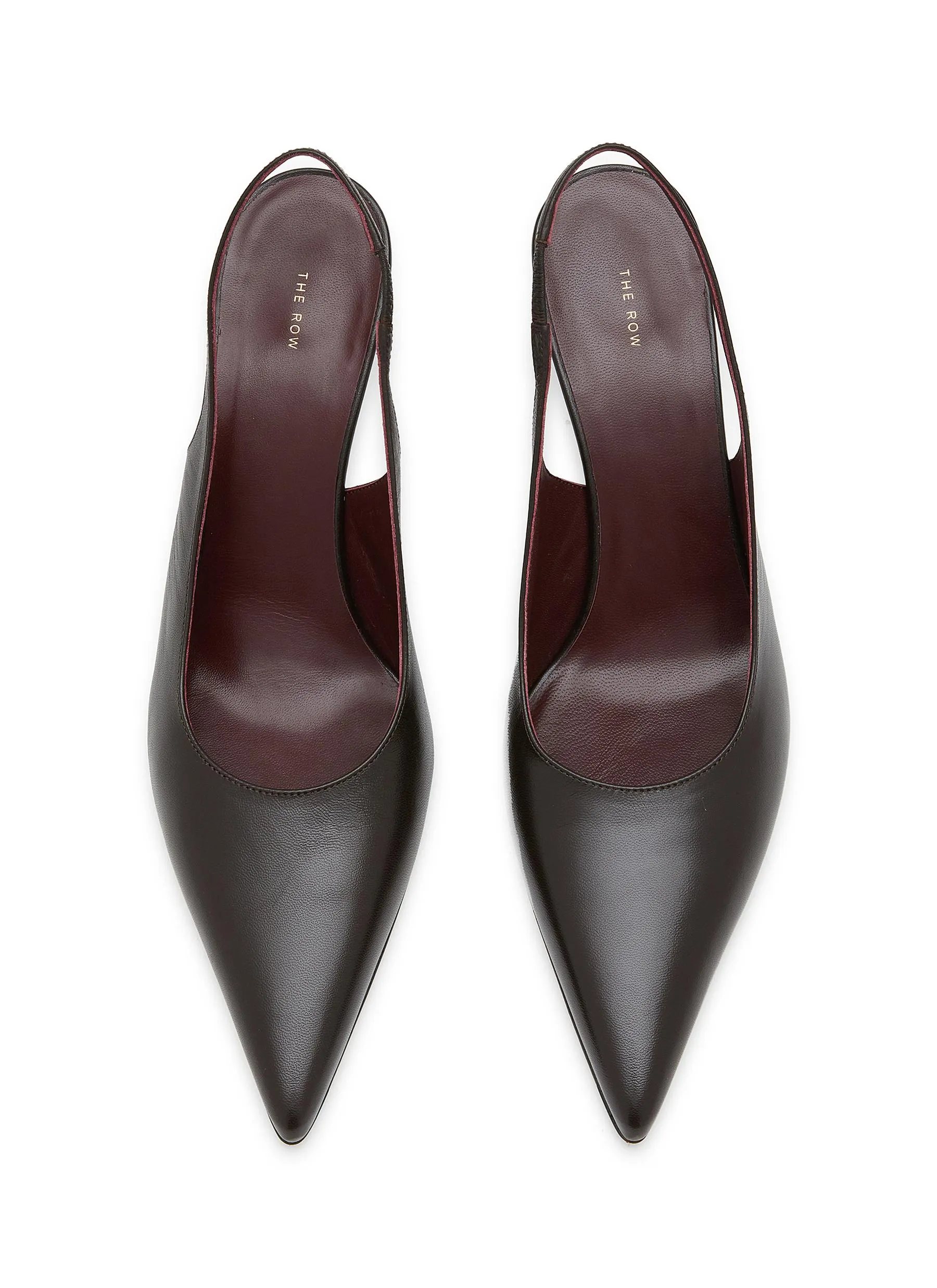 -----------THE ROW  ---- ------------ ----70 Slingback Leather Heels --