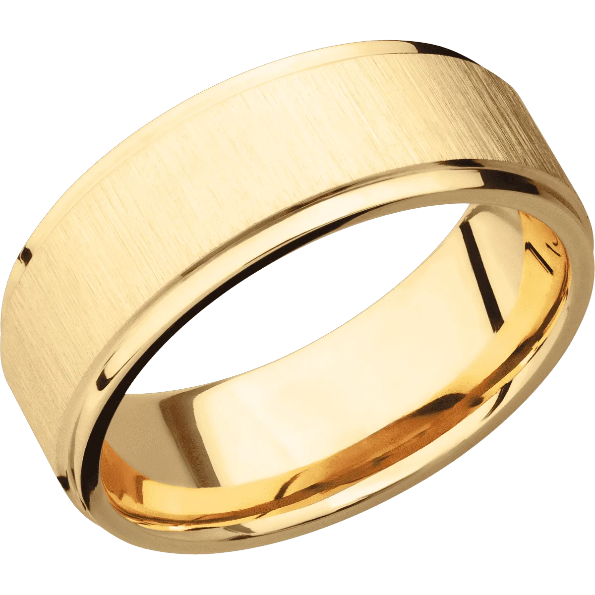 14K Yellow Gold Cross Satin Polish Finish