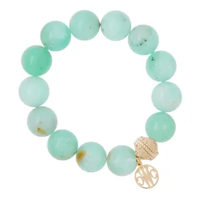 14mm Victoire Chrysoprase Stretch Bracelet