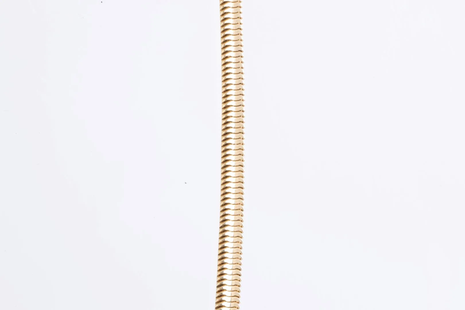 14k Gold 16 Flat Snake Chain