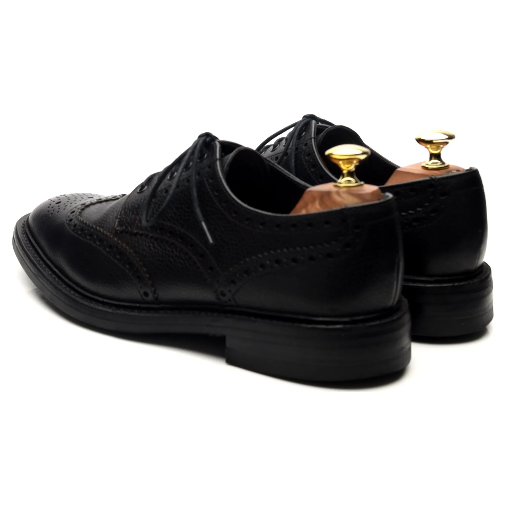 1880 'Badminton 2' Black Leather Derby UK 7 G