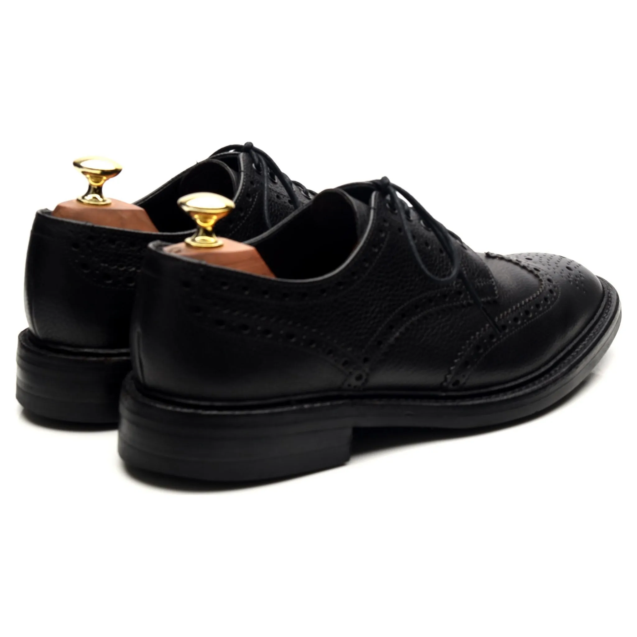 1880 'Badminton 2' Black Leather Derby UK 7 G