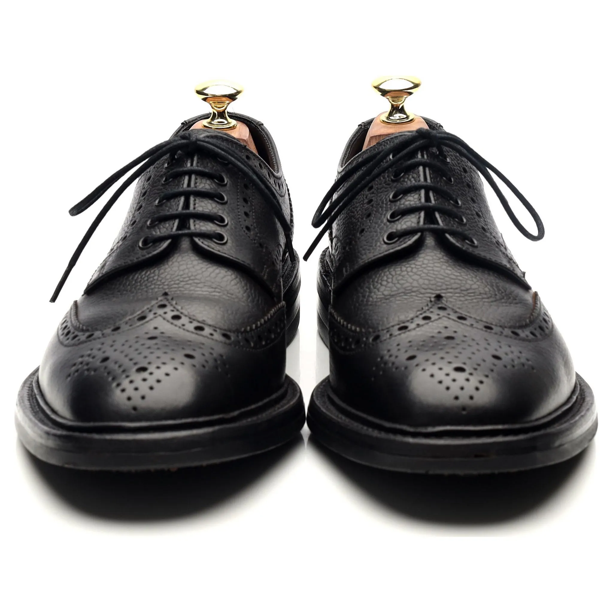 1880 'Badminton 2' Black Leather Derby UK 7 G