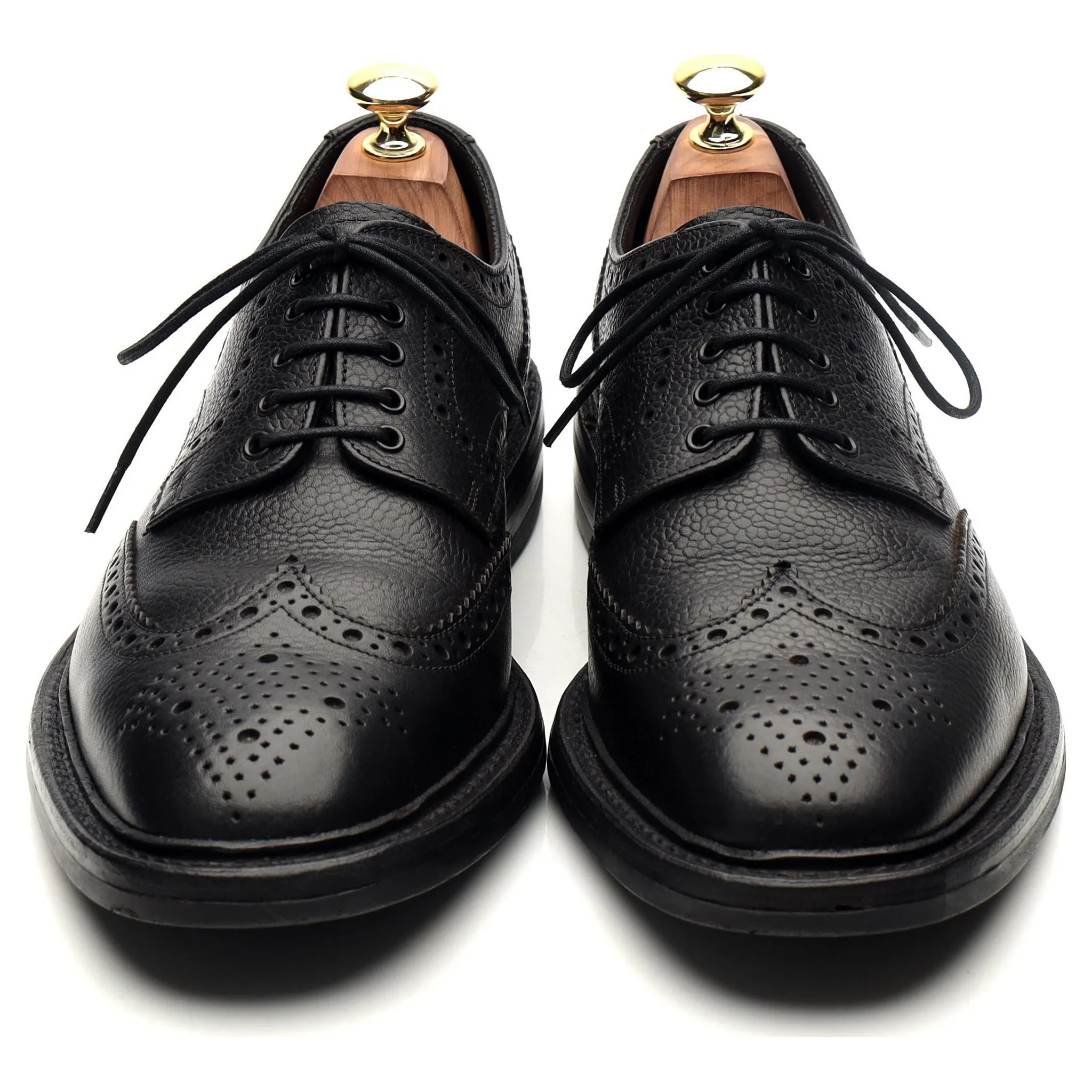 1880 'Badminton 2' Black Leather Derby UK 7 G