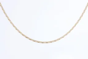 25 14k Yellow Gold Flat Geometric Chain (8.41g.)