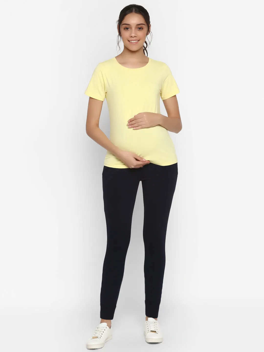 2pc. Maternity Joggers + T-shirt Set