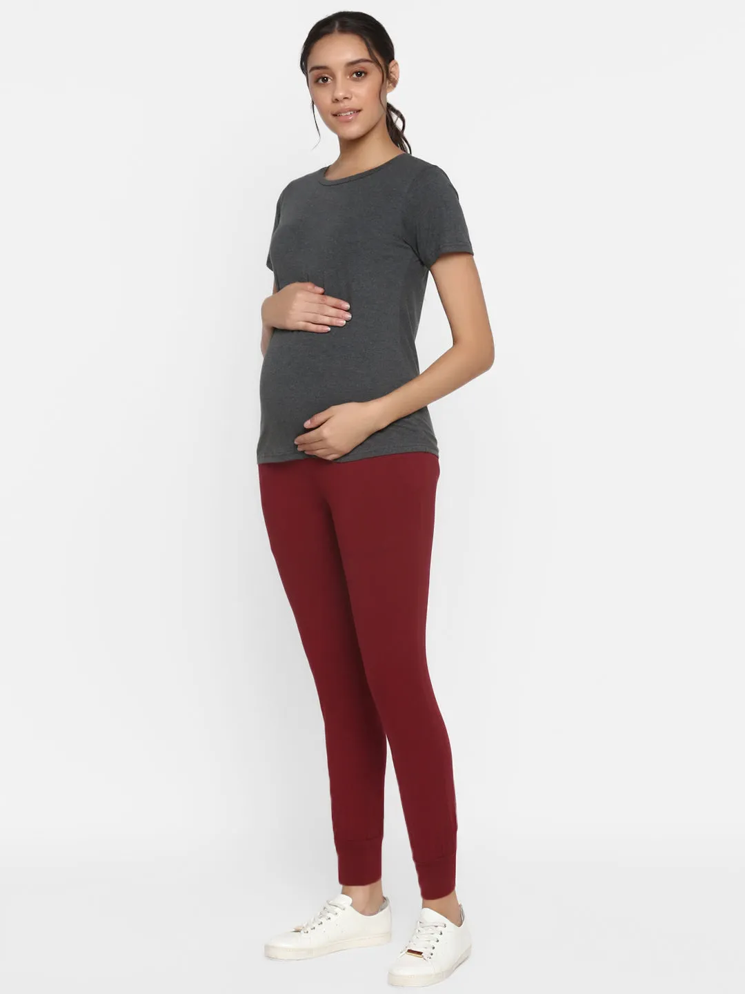 2pc. Maternity Joggers + T-shirt Set