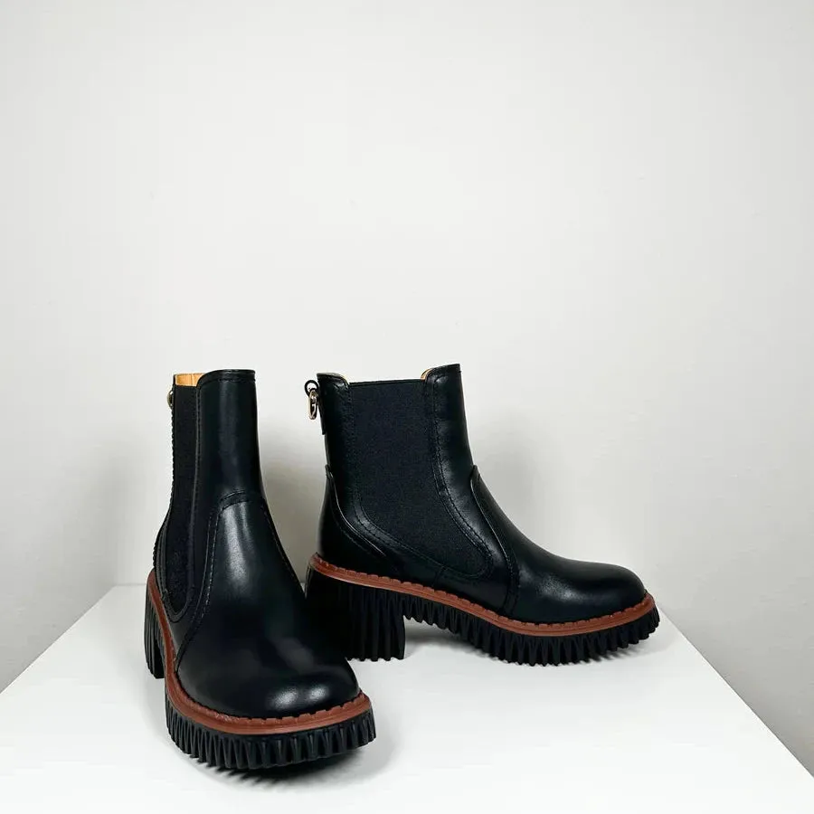 4CCCEES PLITA CELLA BLACK BOOTS