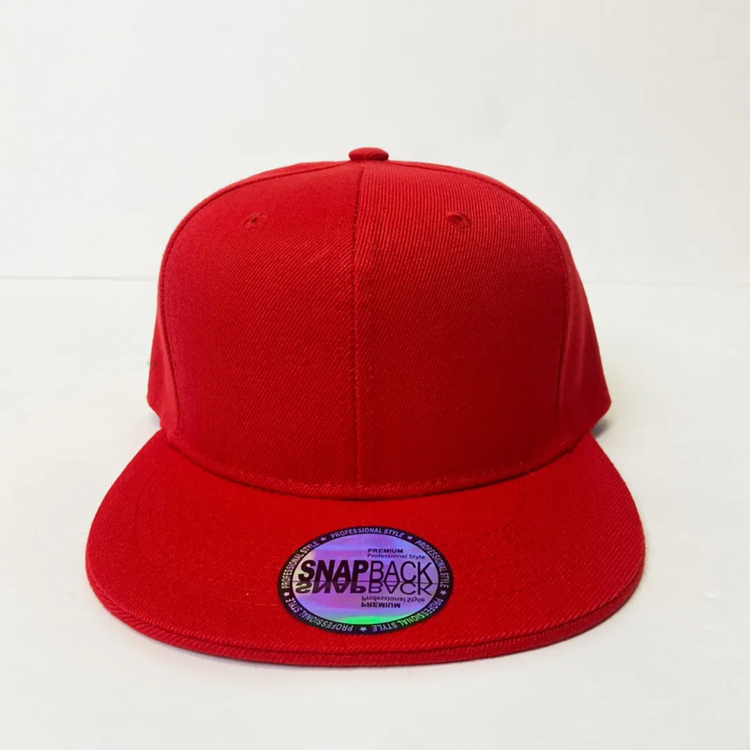 5 Panel Plain Snapback Hat