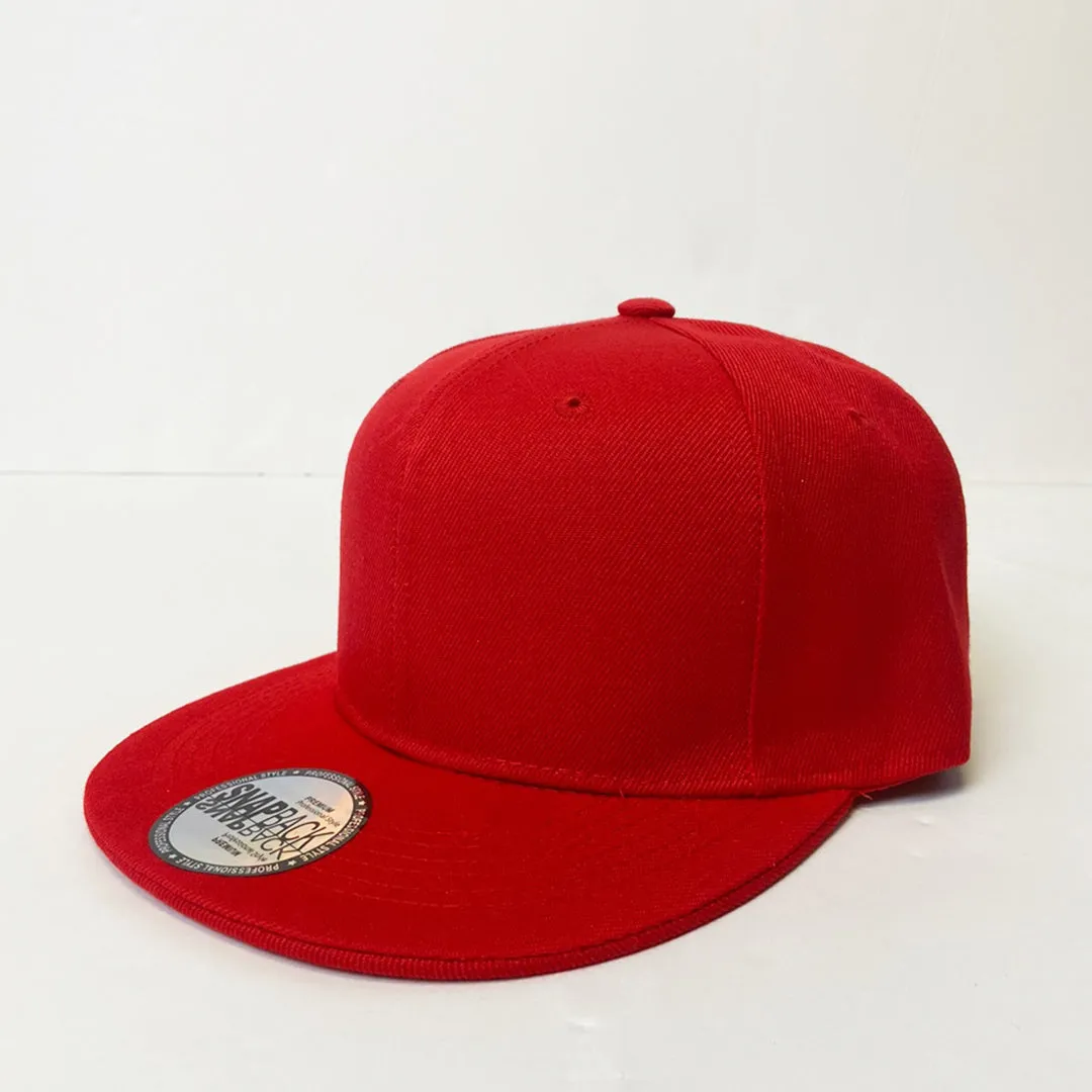 5 Panel Plain Snapback Hat