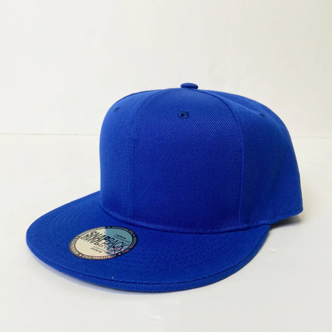 5 Panel Plain Snapback Hat