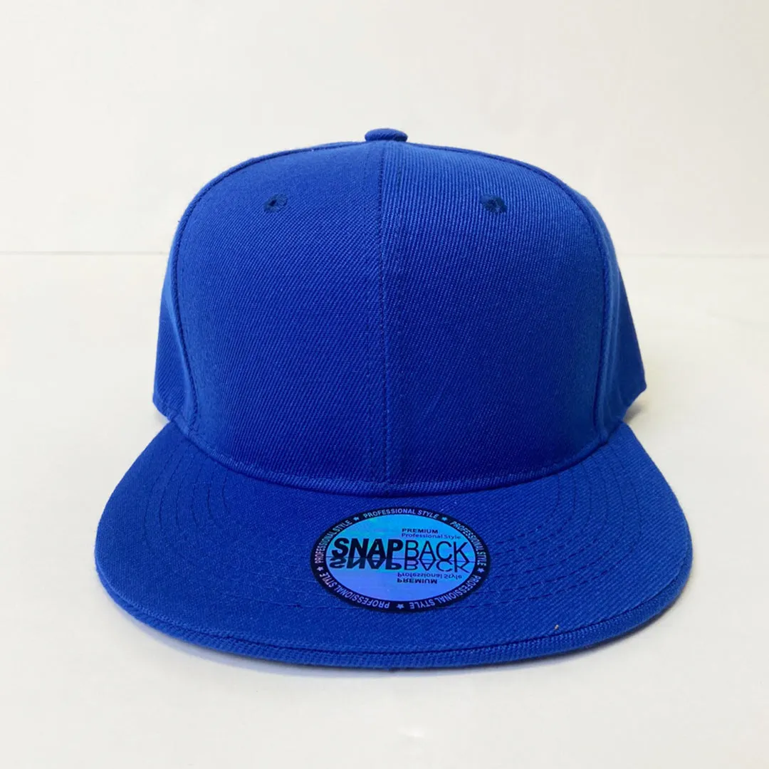 5 Panel Plain Snapback Hat