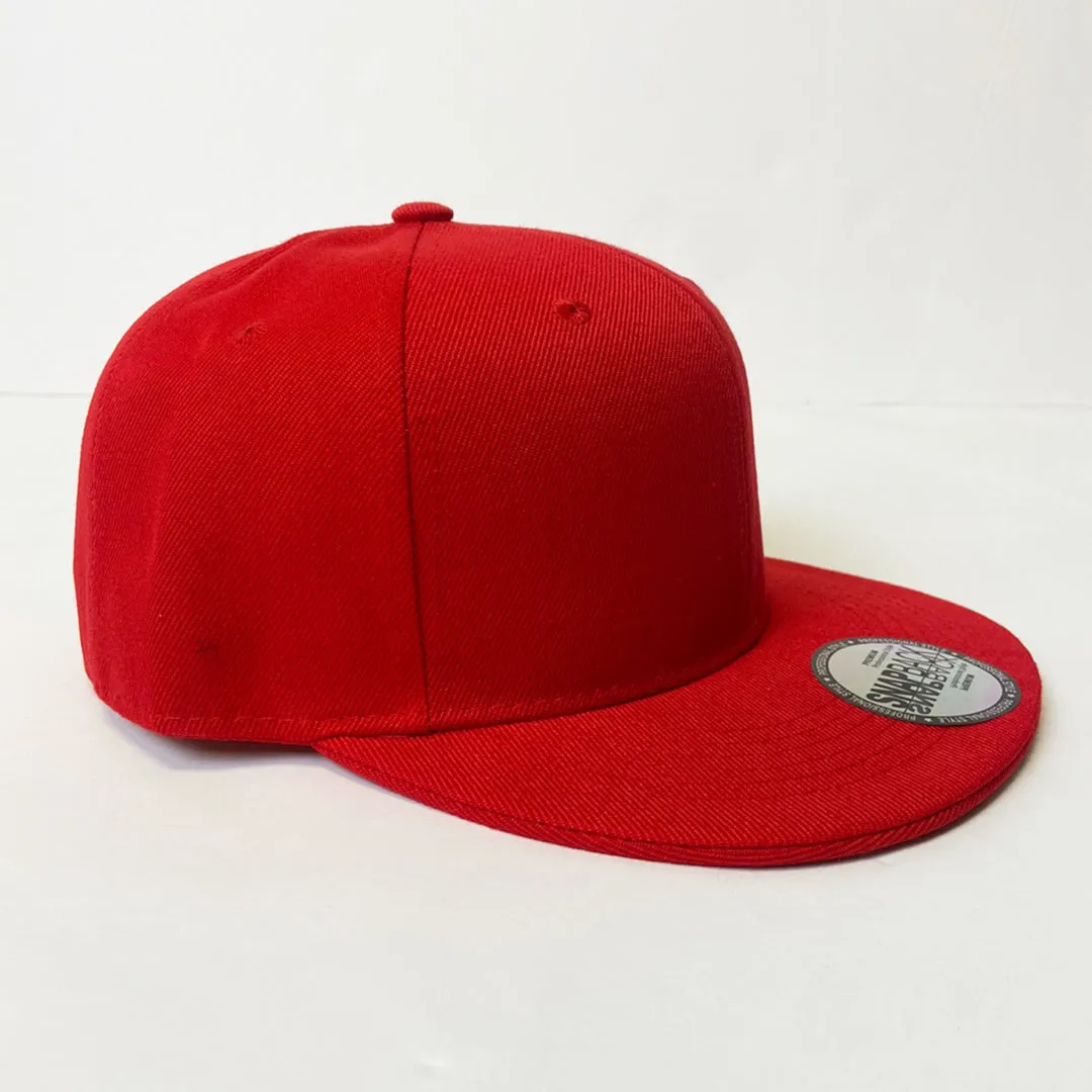 5 Panel Plain Snapback Hat