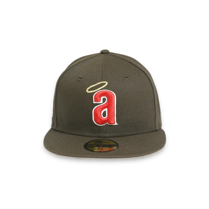 Los Angeles Angels 35th Anniversary Brown Fitted 59FIFTY Men's Hat