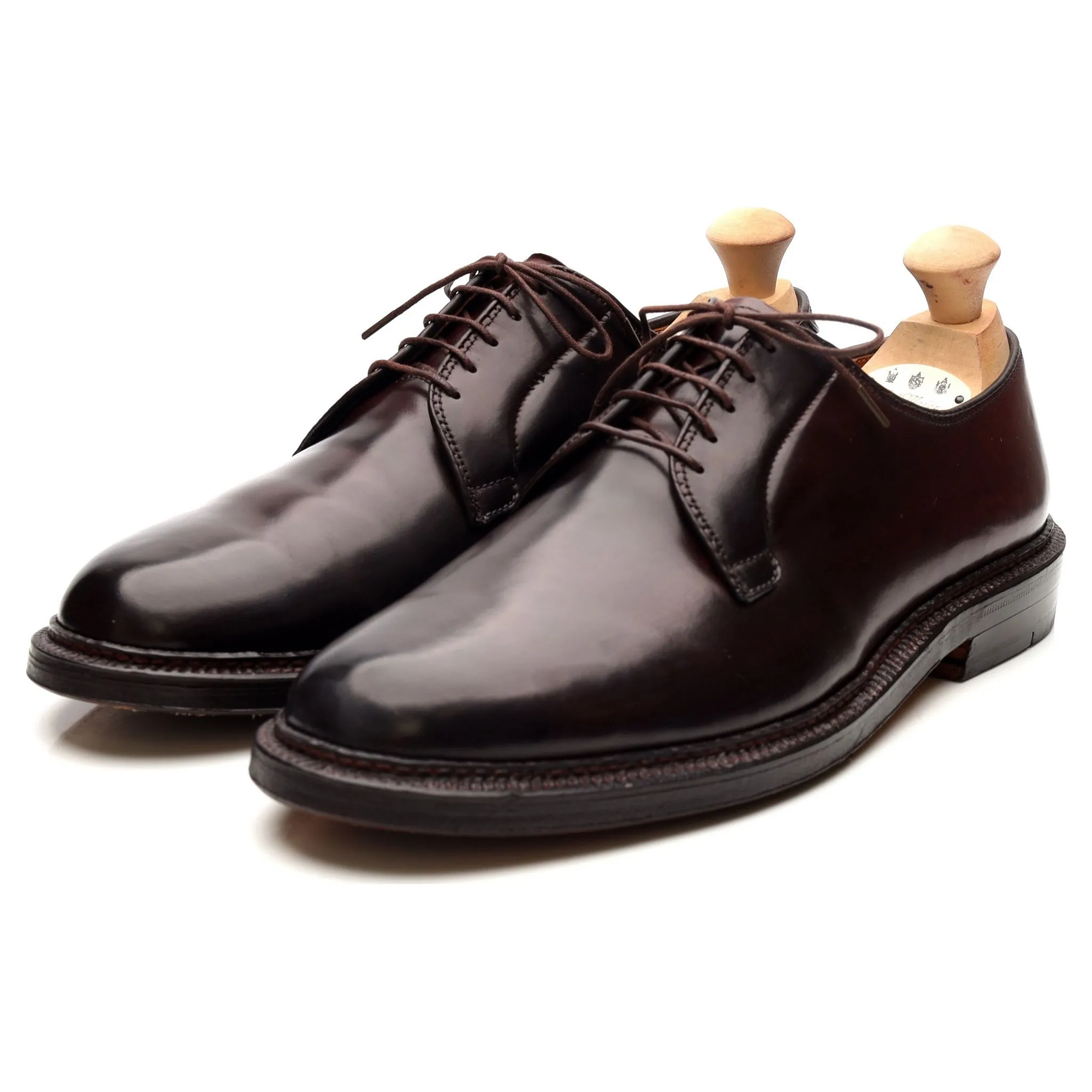 '990' Burgundy Cordovan Leather Derby UK 8 US 8.5