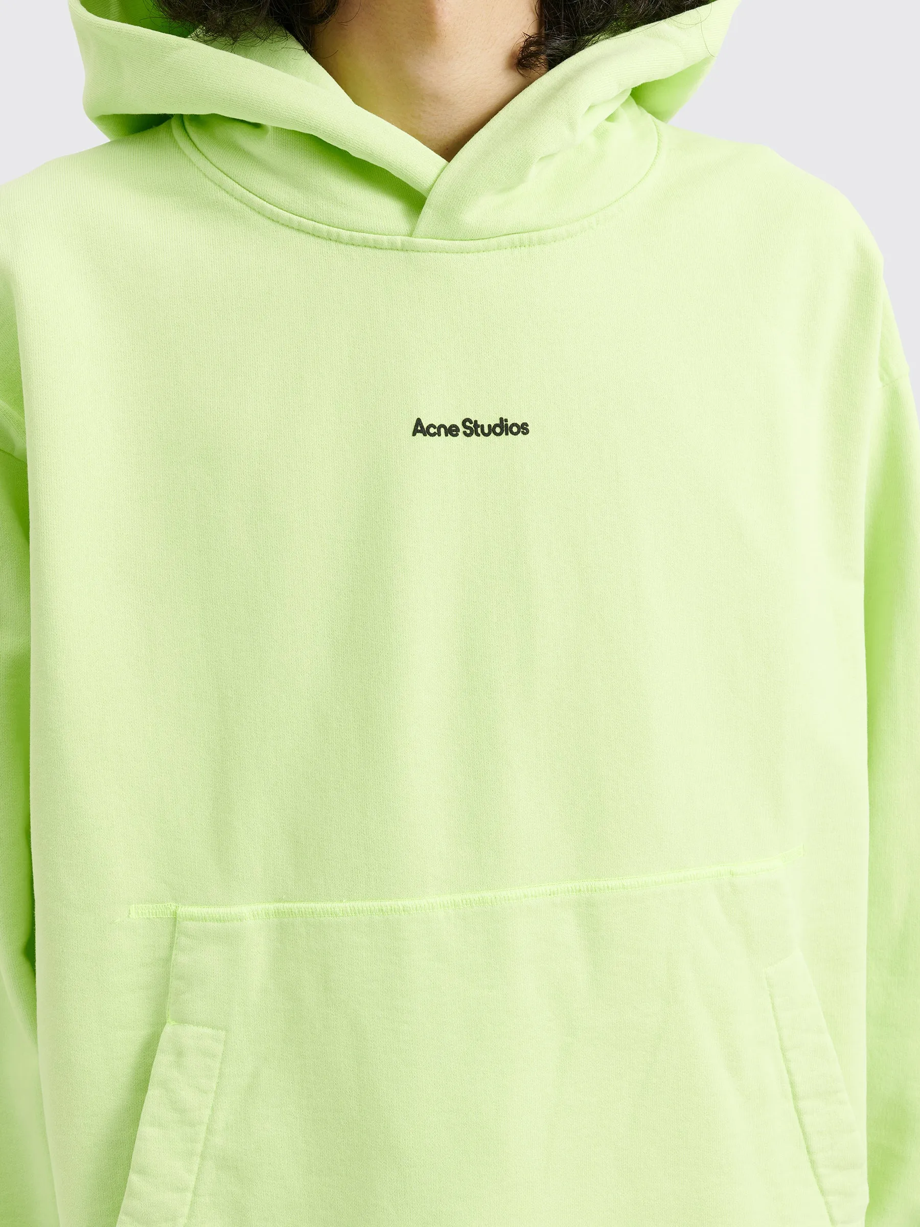 Acne Studios Hooded Sweatshirt Fluo Green