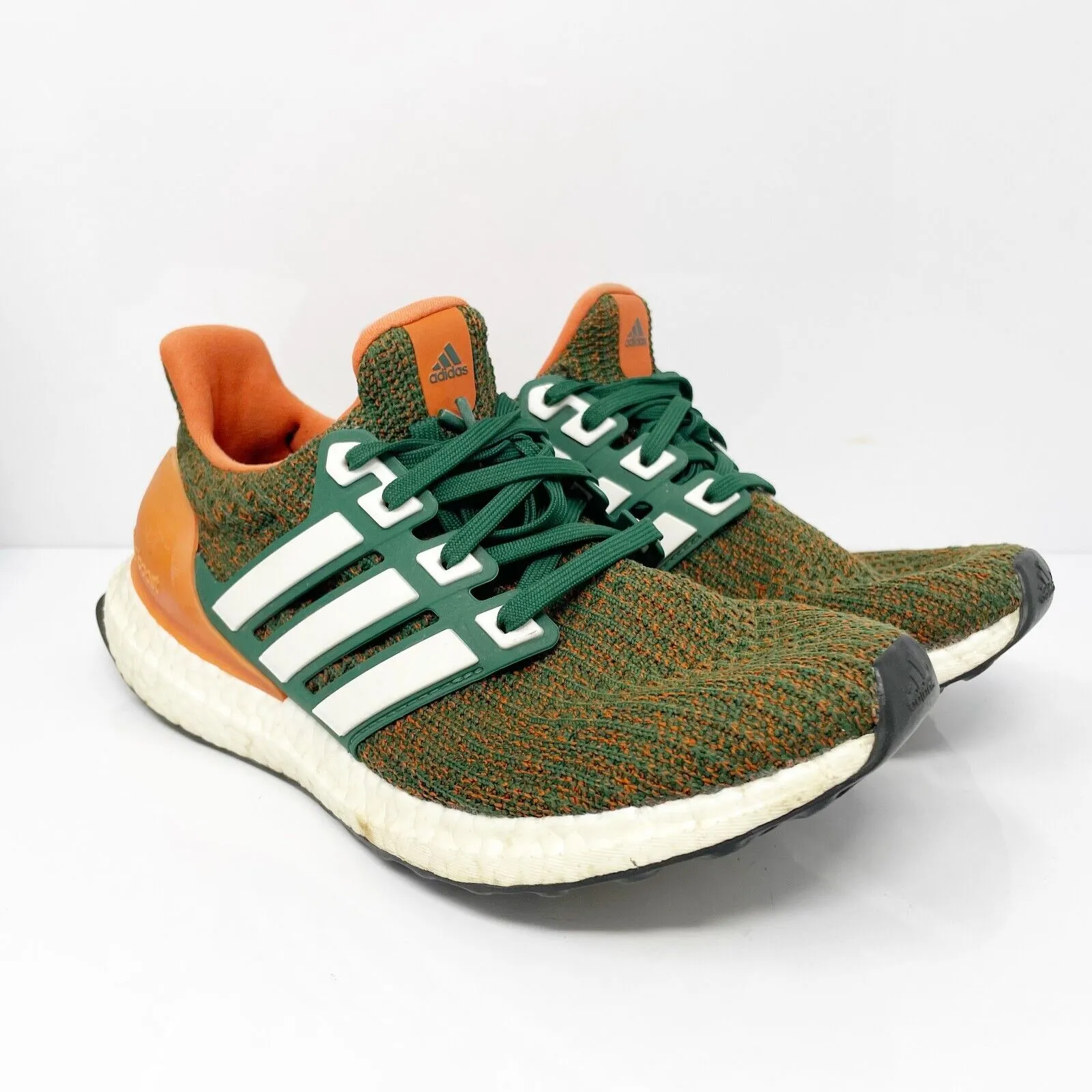 Adidas Mens UltraBoost EE3702 Green Running Shoes Sneakers Size 6