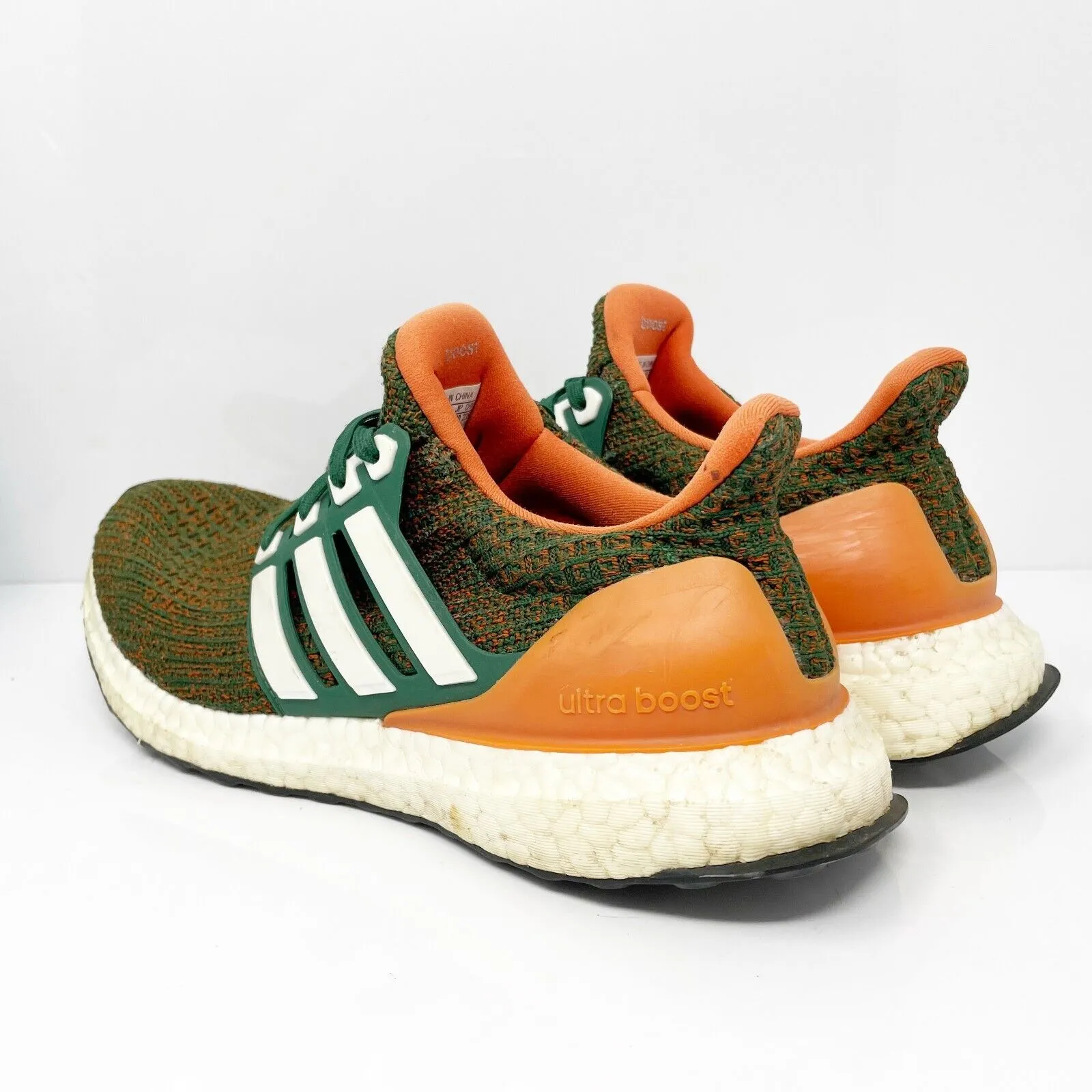 Adidas Mens UltraBoost EE3702 Green Running Shoes Sneakers Size 6