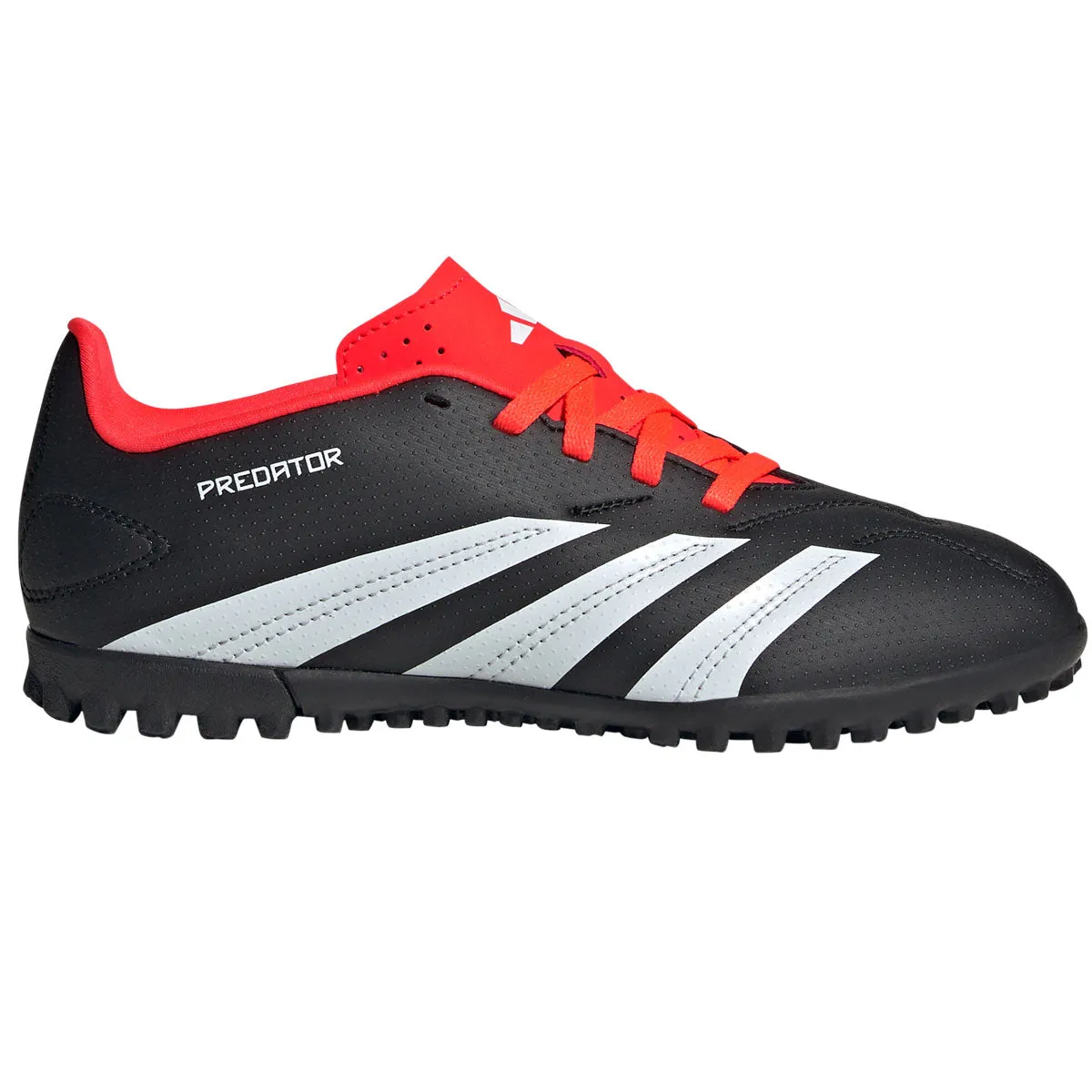 adidas Predator Youth Turf Football Boots - Black/Red