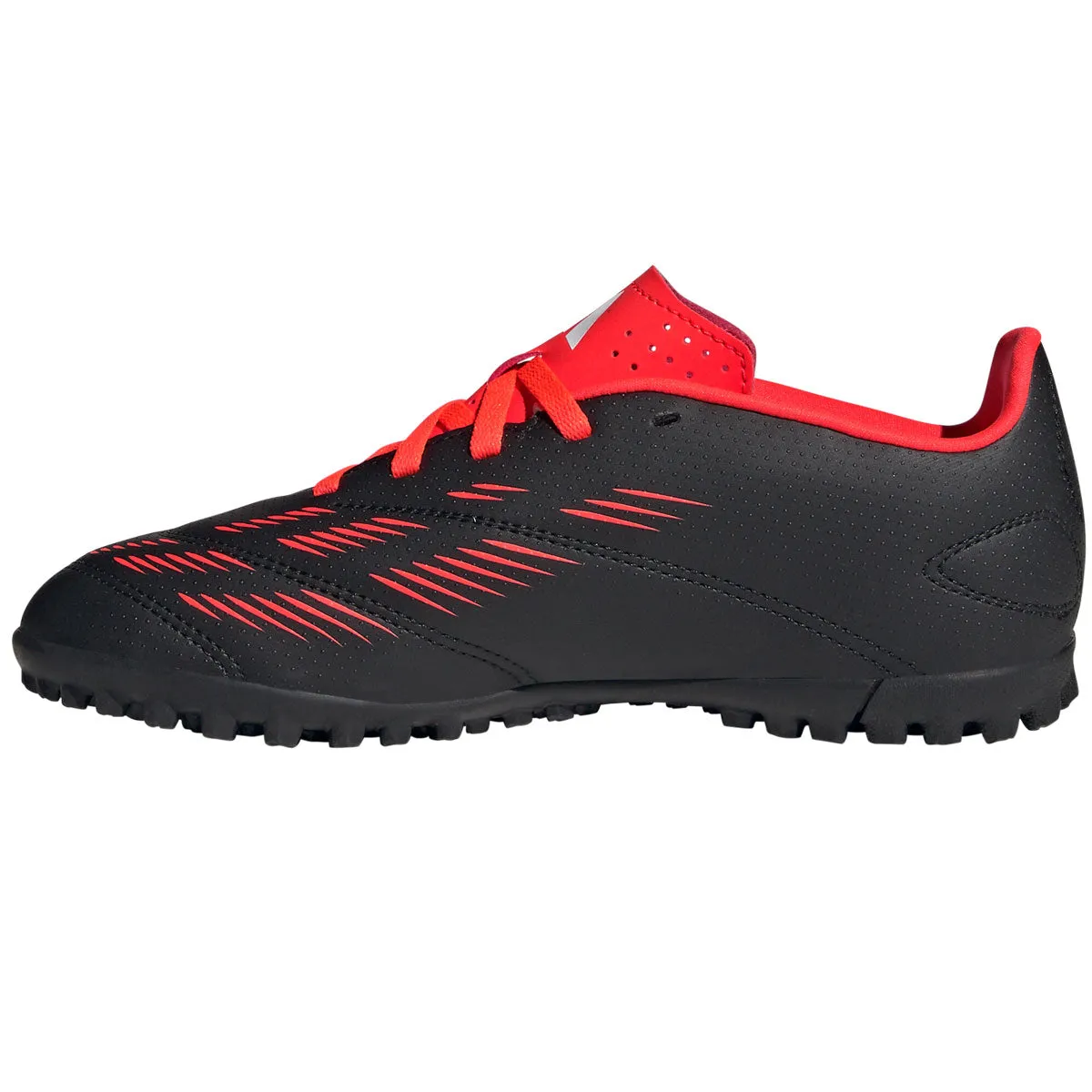 adidas Predator Youth Turf Football Boots - Black/Red