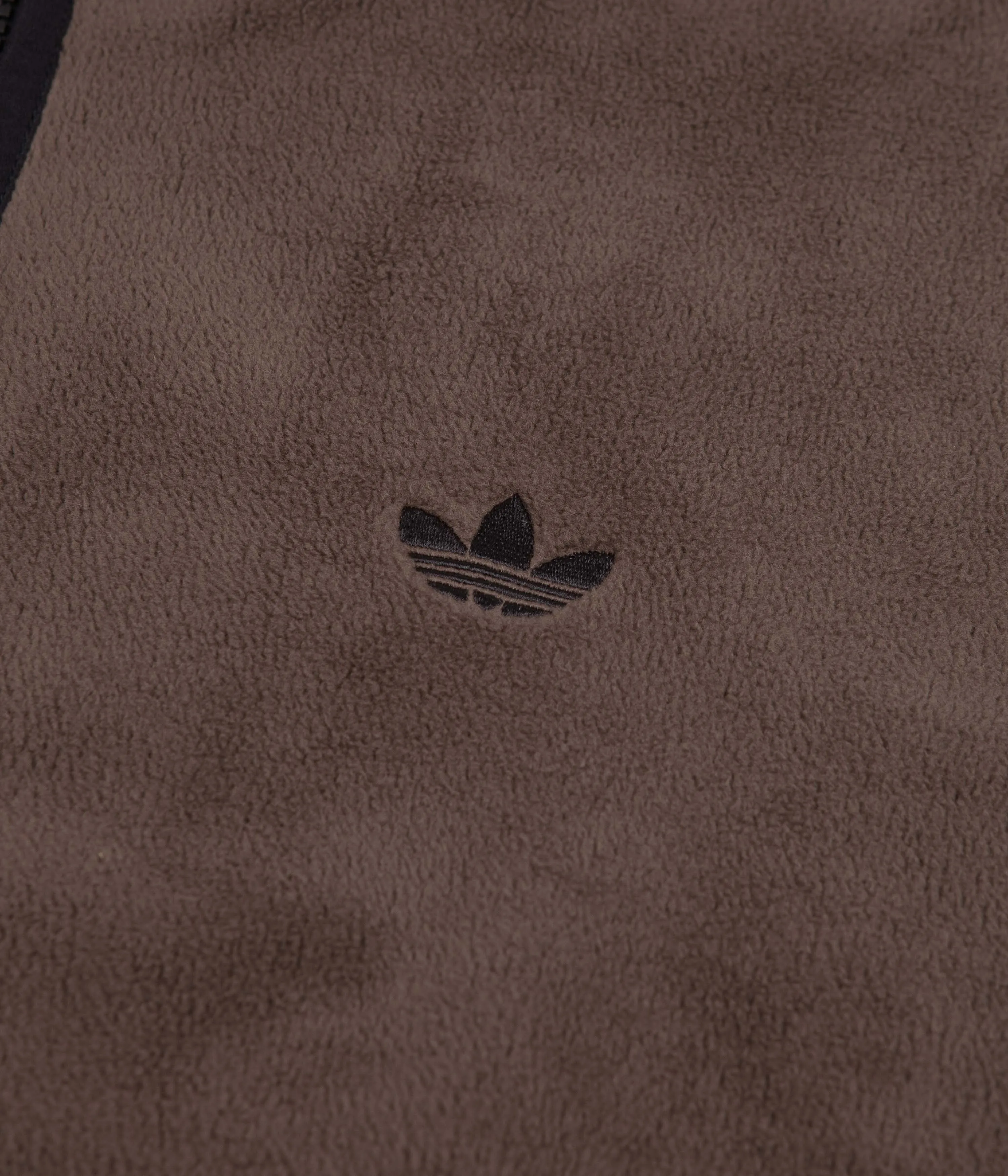 Adidas Sherpa Fleece Brown Black.