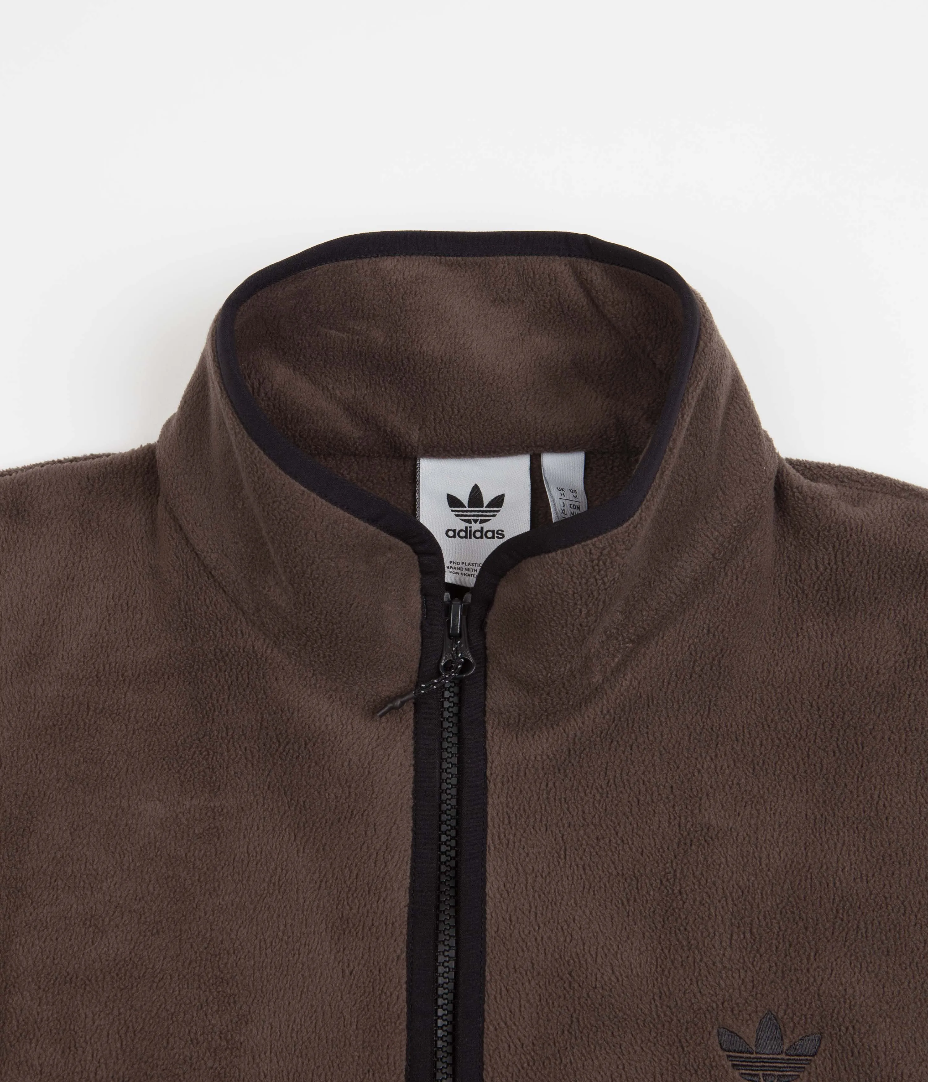 Adidas Sherpa Fleece Brown Black.