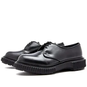 Adieu Derby Shoe Black Chunky Sole.