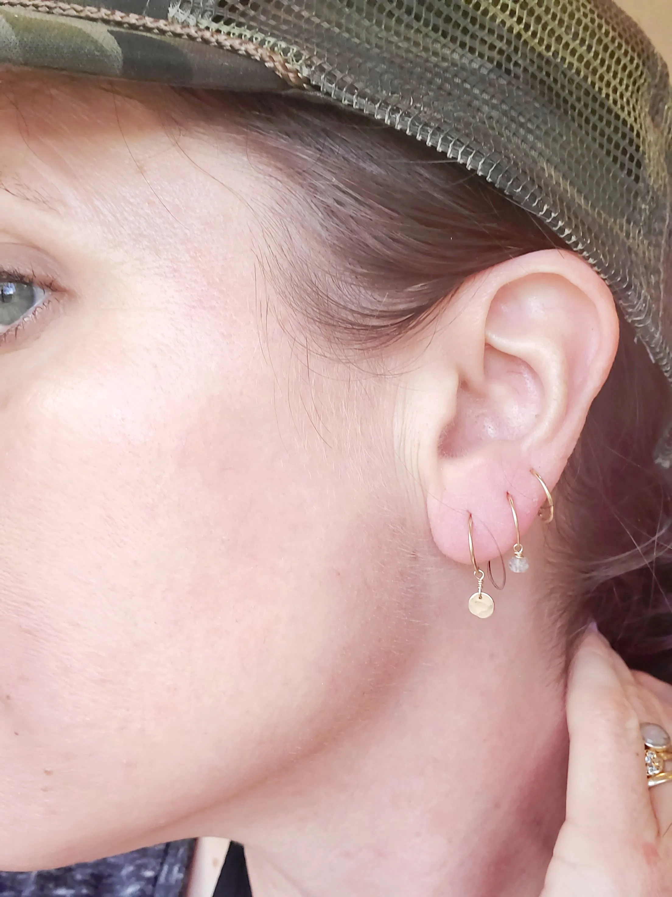 Adorn Your Lobes with Hugger Hoop Earrings