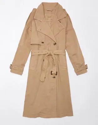 AEO Dreamy Drape Trench Coat