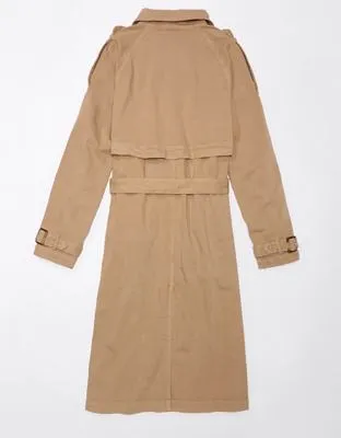 AEO Dreamy Drape Trench Coat