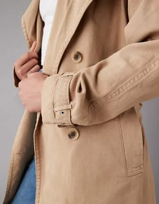 AEO Dreamy Drape Trench Coat