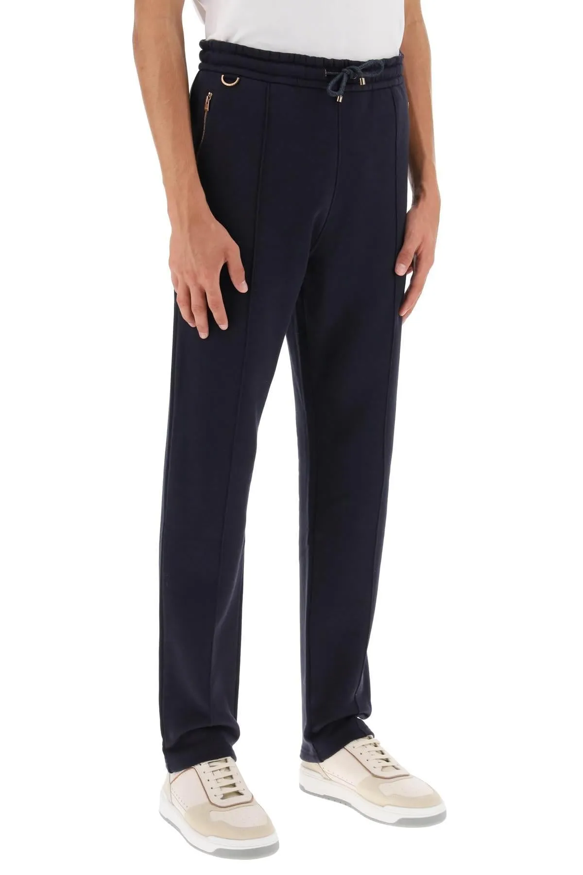 Agnona    Agnona Cotton And Cashmere Joggers