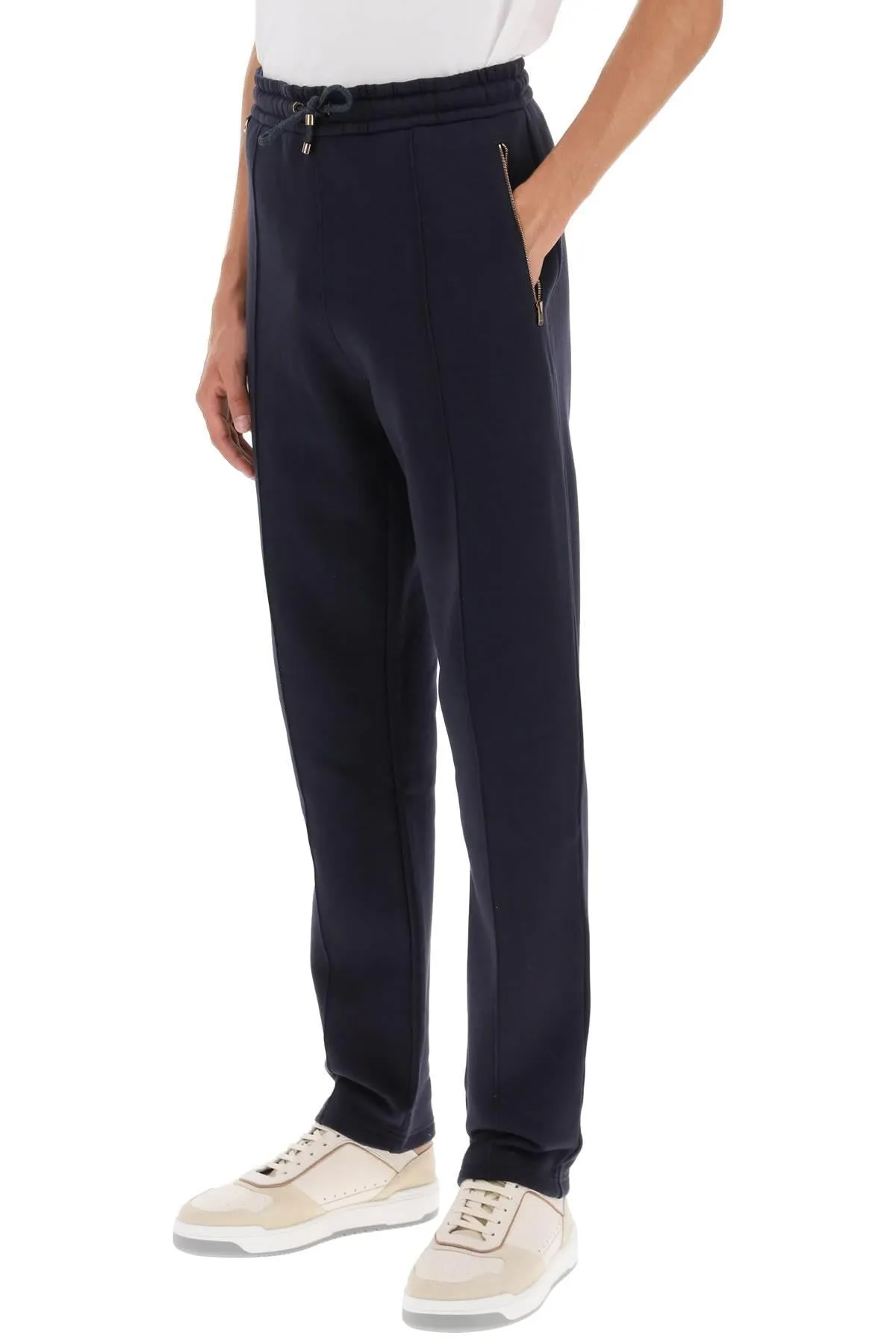 Agnona    Agnona Cotton And Cashmere Joggers