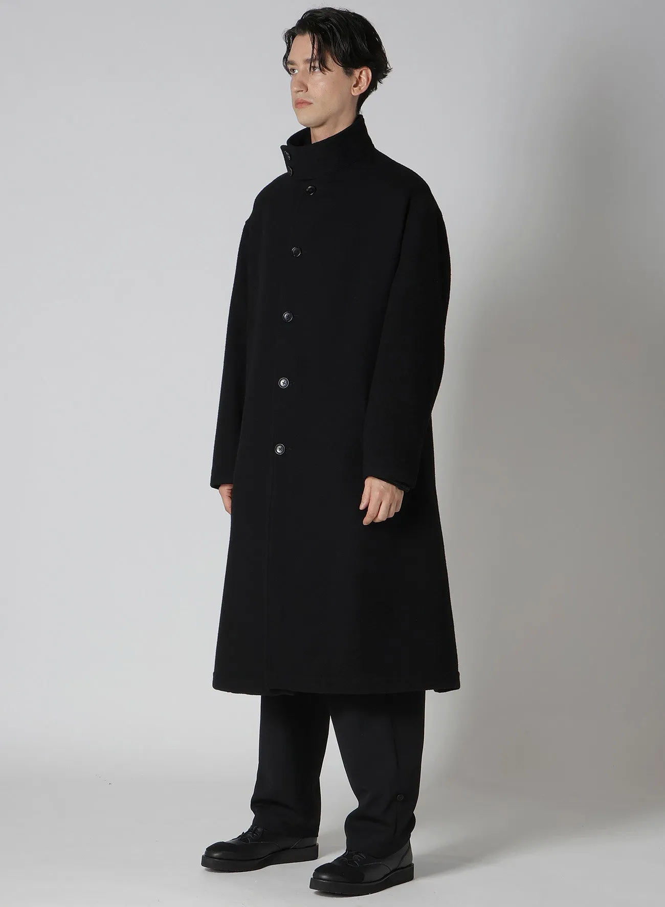 AIRY MOSSER STAND COLLAR COAT