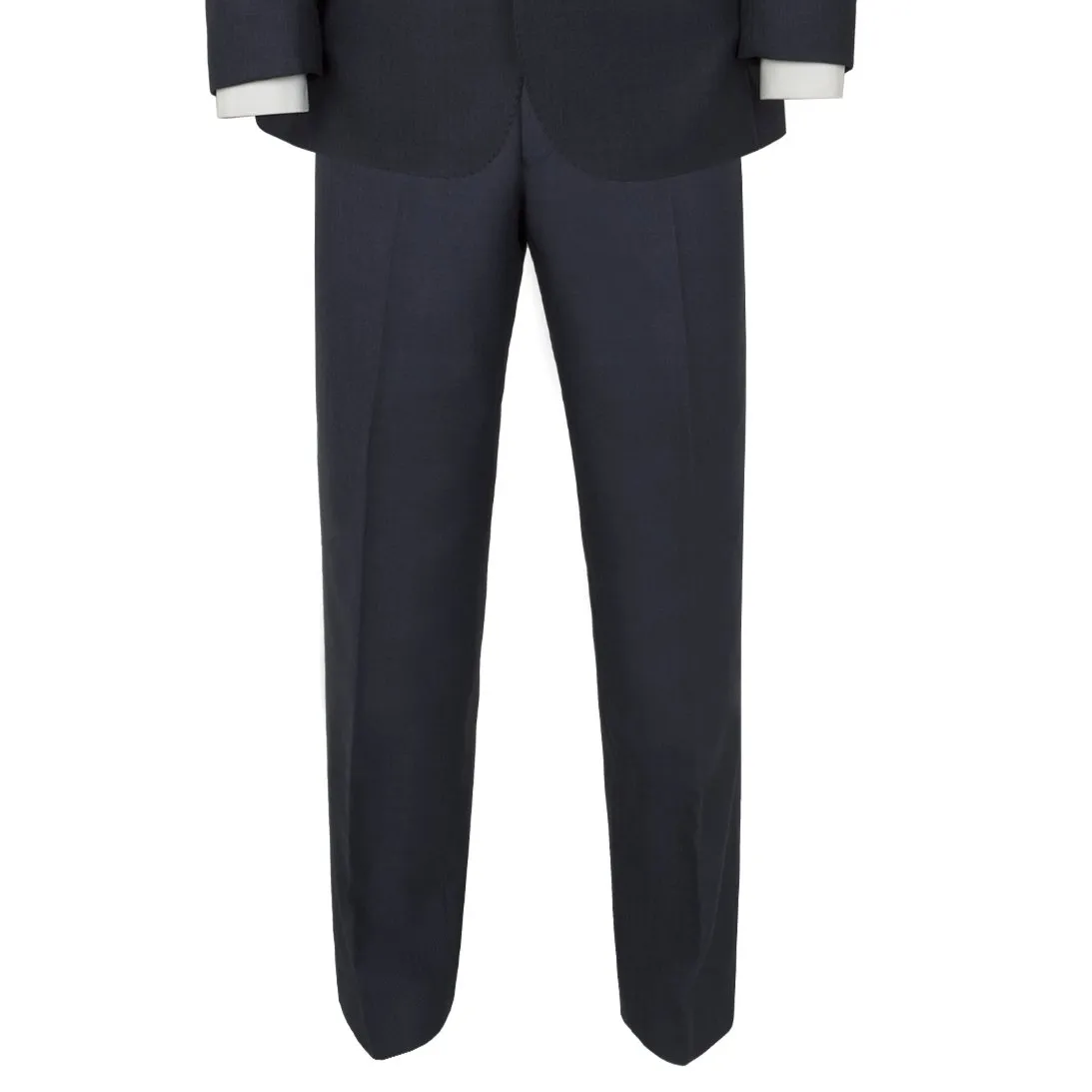 Alfred Brown Blue Wool Trousers