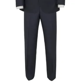 Alfred Brown Blue Wool Trousers