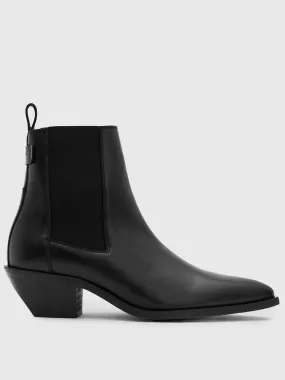 AllSaints Black Fox Boots