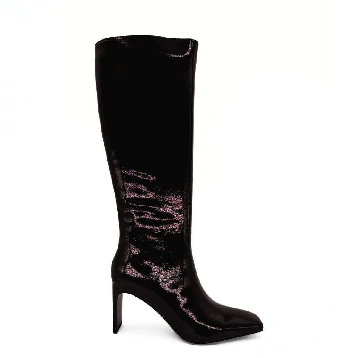 AMIE RAFA MISHEL BURGUNDY HEELED BOOTS