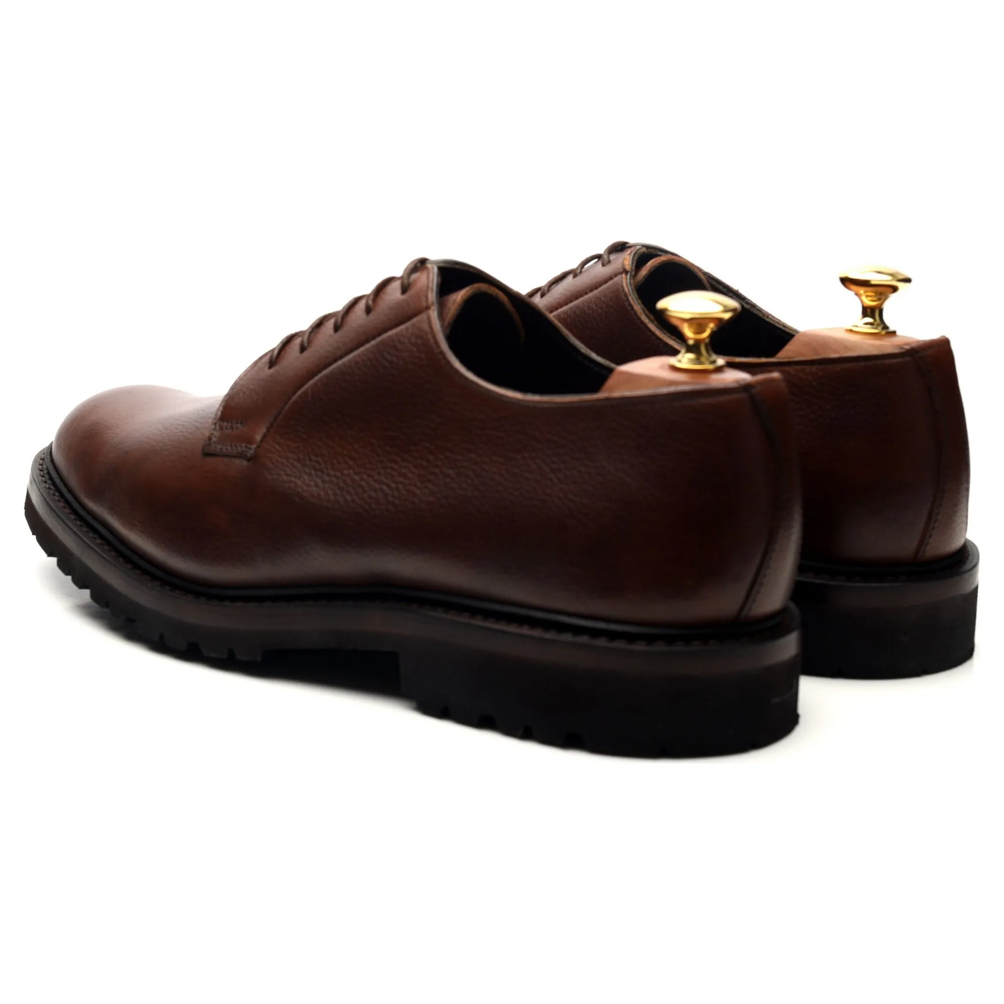 'Archie' Brown Leather Derby UK 6 - 11.5