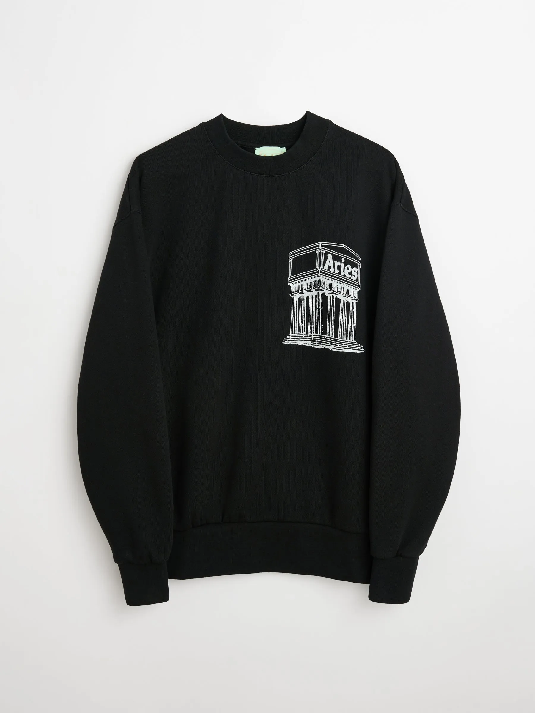 Aries Mega Temple Sweatshirt Black