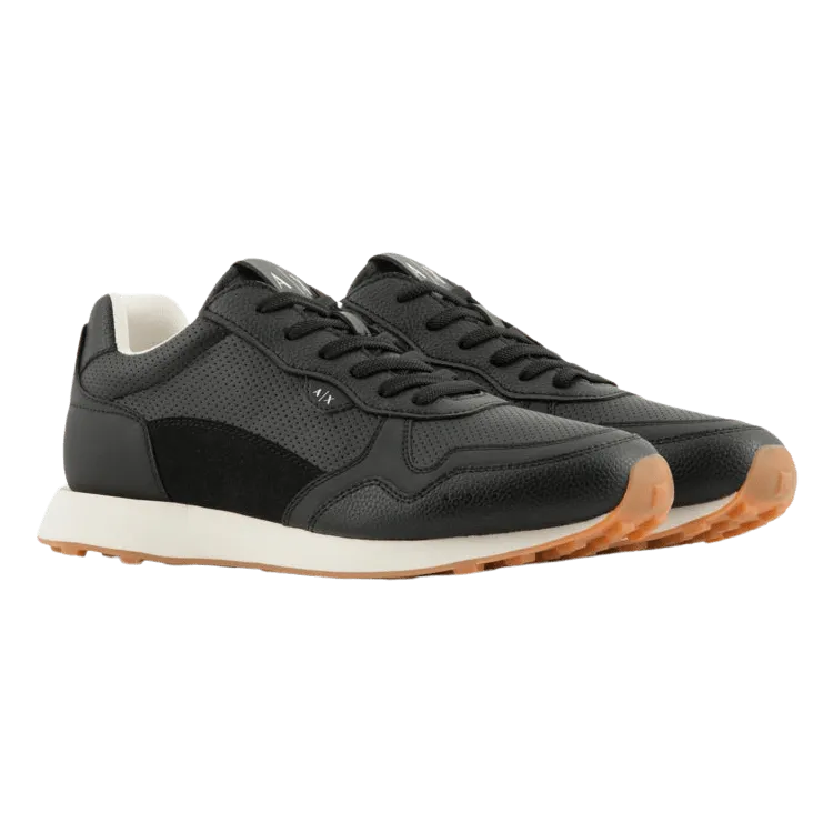 Armani Exchange Leather Sneaker Trainers