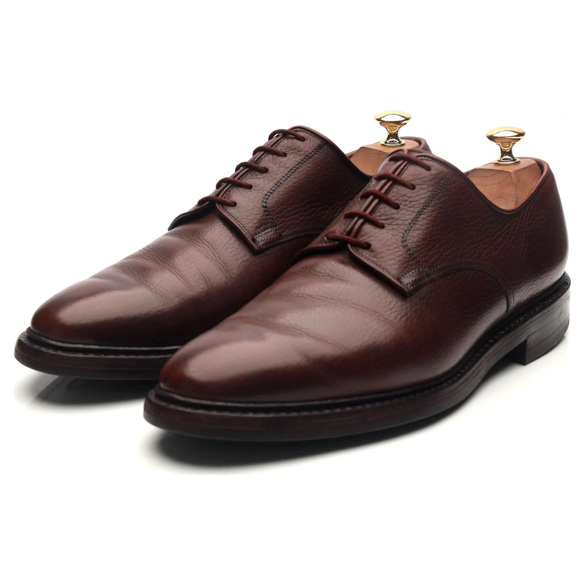 'Ashdown' Dark Brown Leather Derby UK 9 E