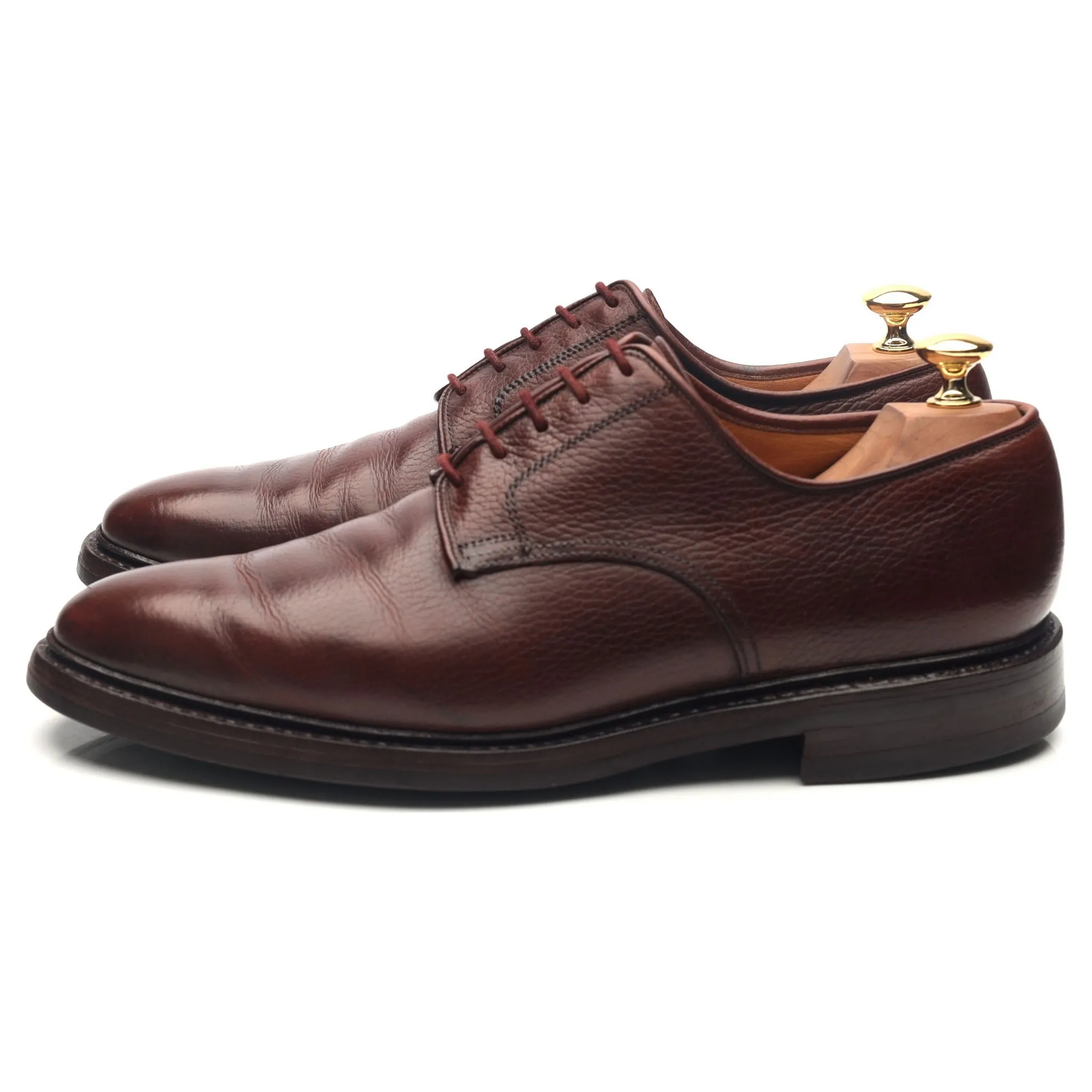 'Ashdown' Dark Brown Leather Derby UK 9 E