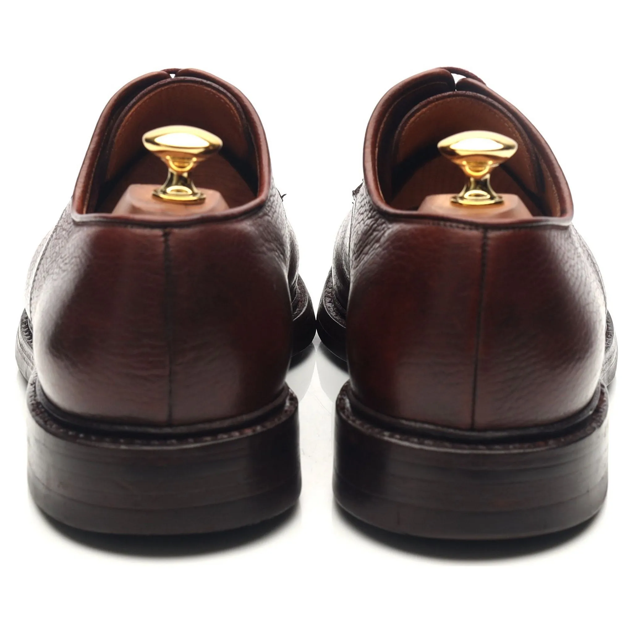 'Ashdown' Dark Brown Leather Derby UK 9 E