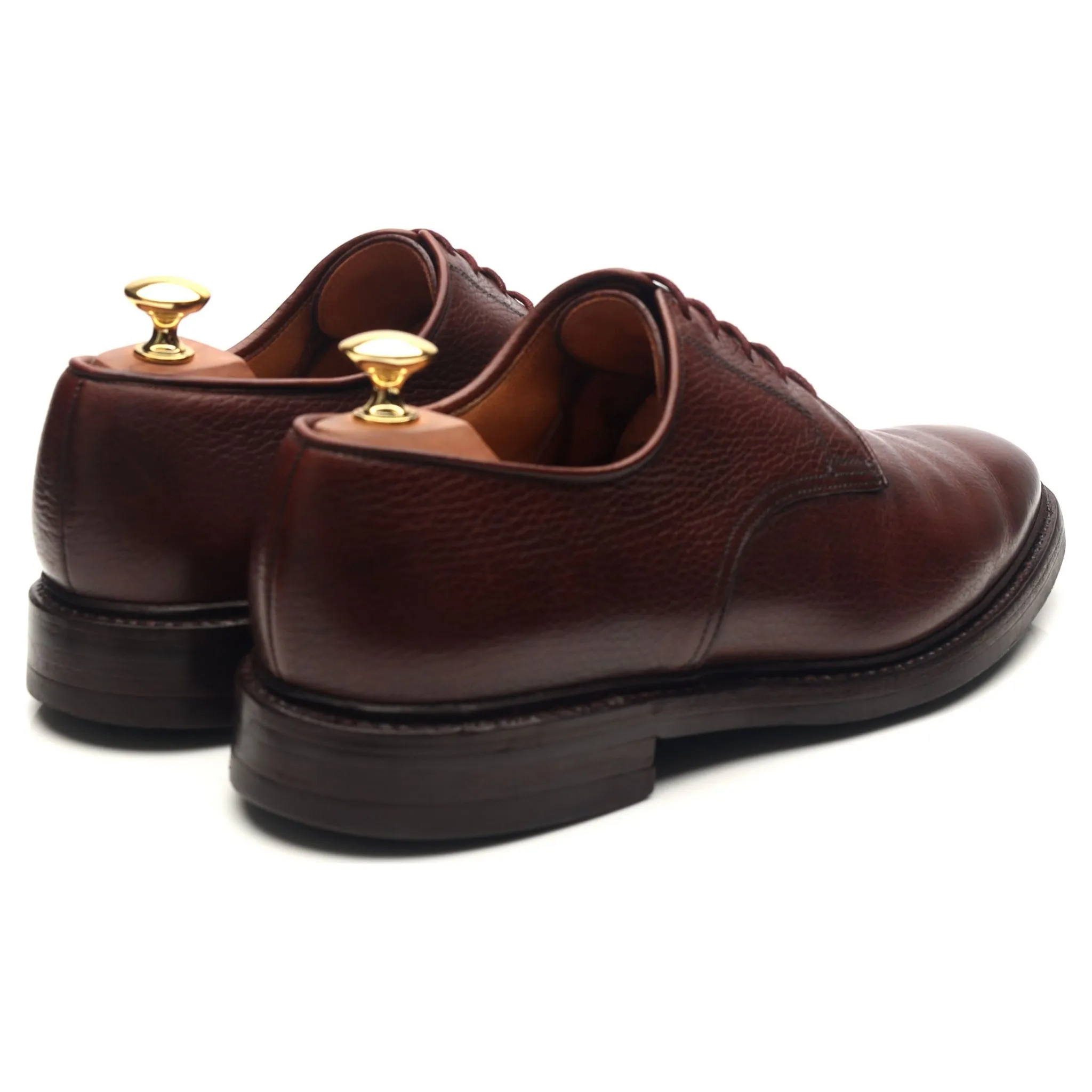 'Ashdown' Dark Brown Leather Derby UK 9 E