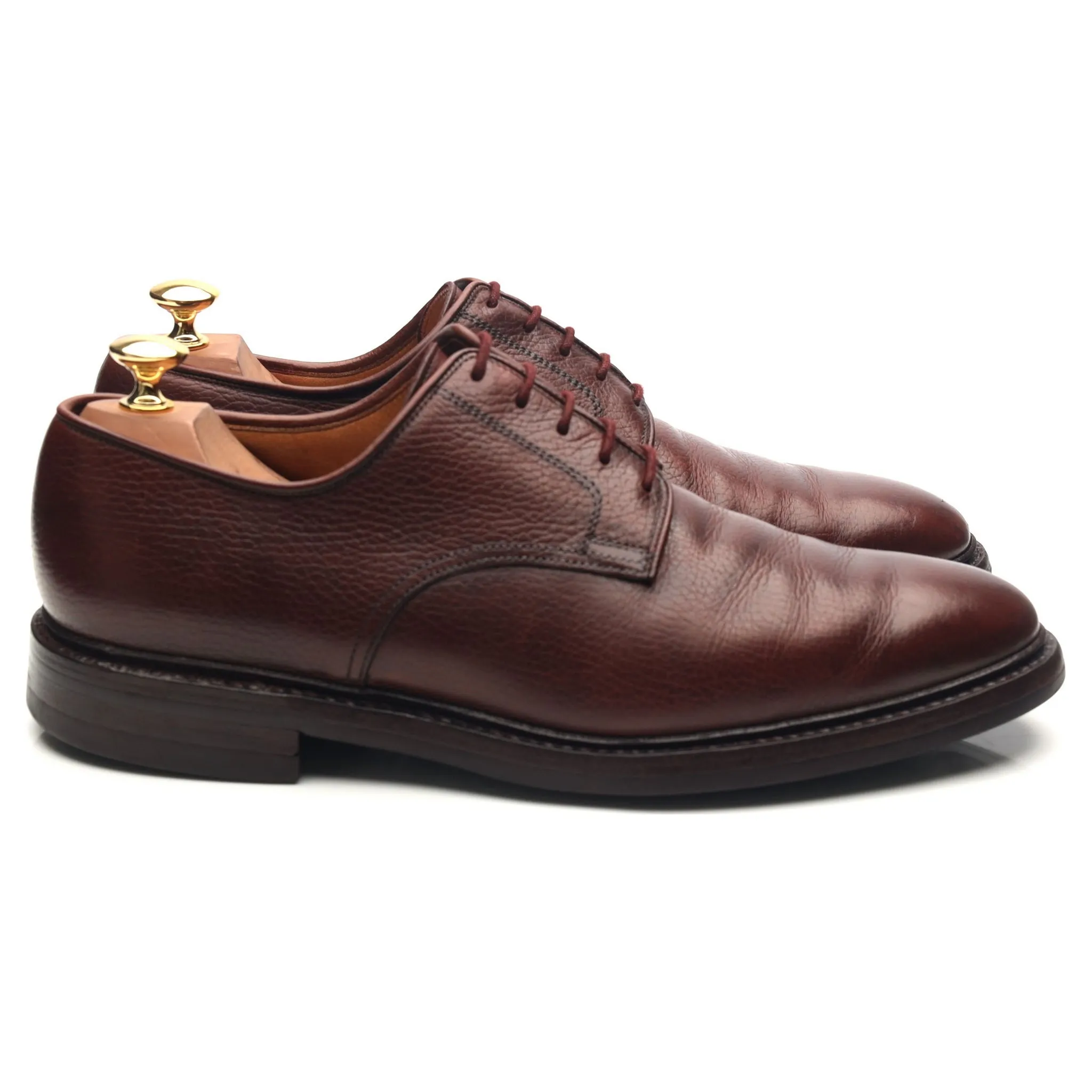 'Ashdown' Dark Brown Leather Derby UK 9 E