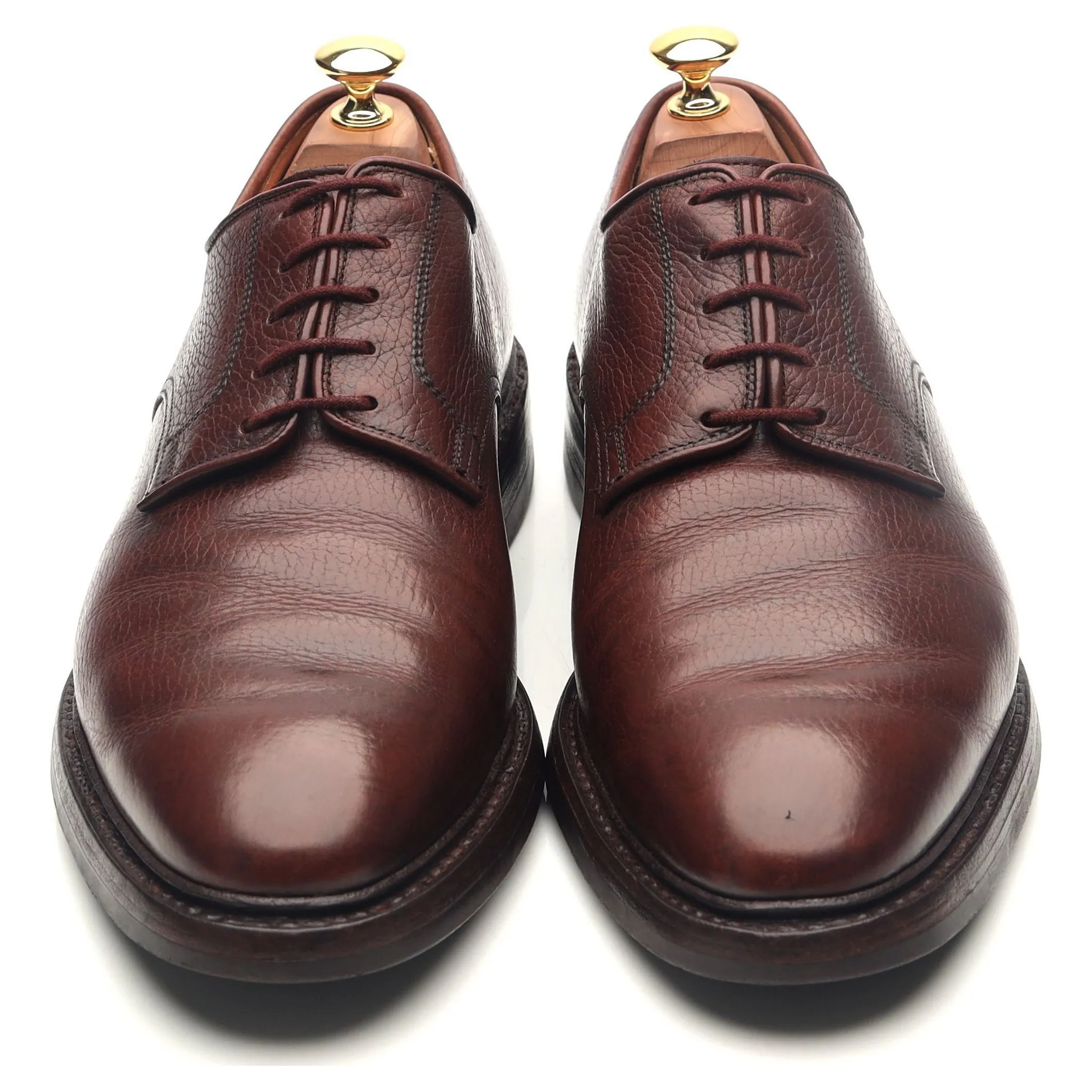 'Ashdown' Dark Brown Leather Derby UK 9 E