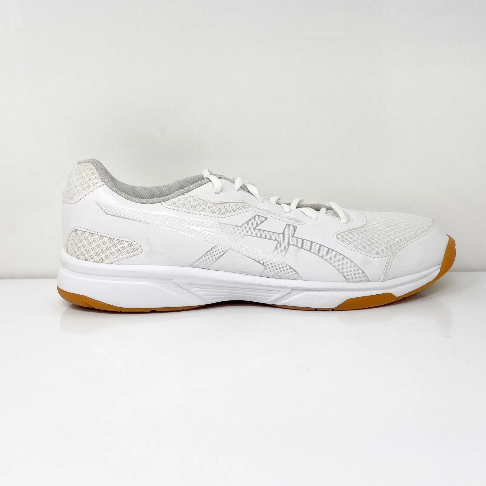 Asics Mens Upcourt 2 B705Y White Running Shoes Sneakers Size 13