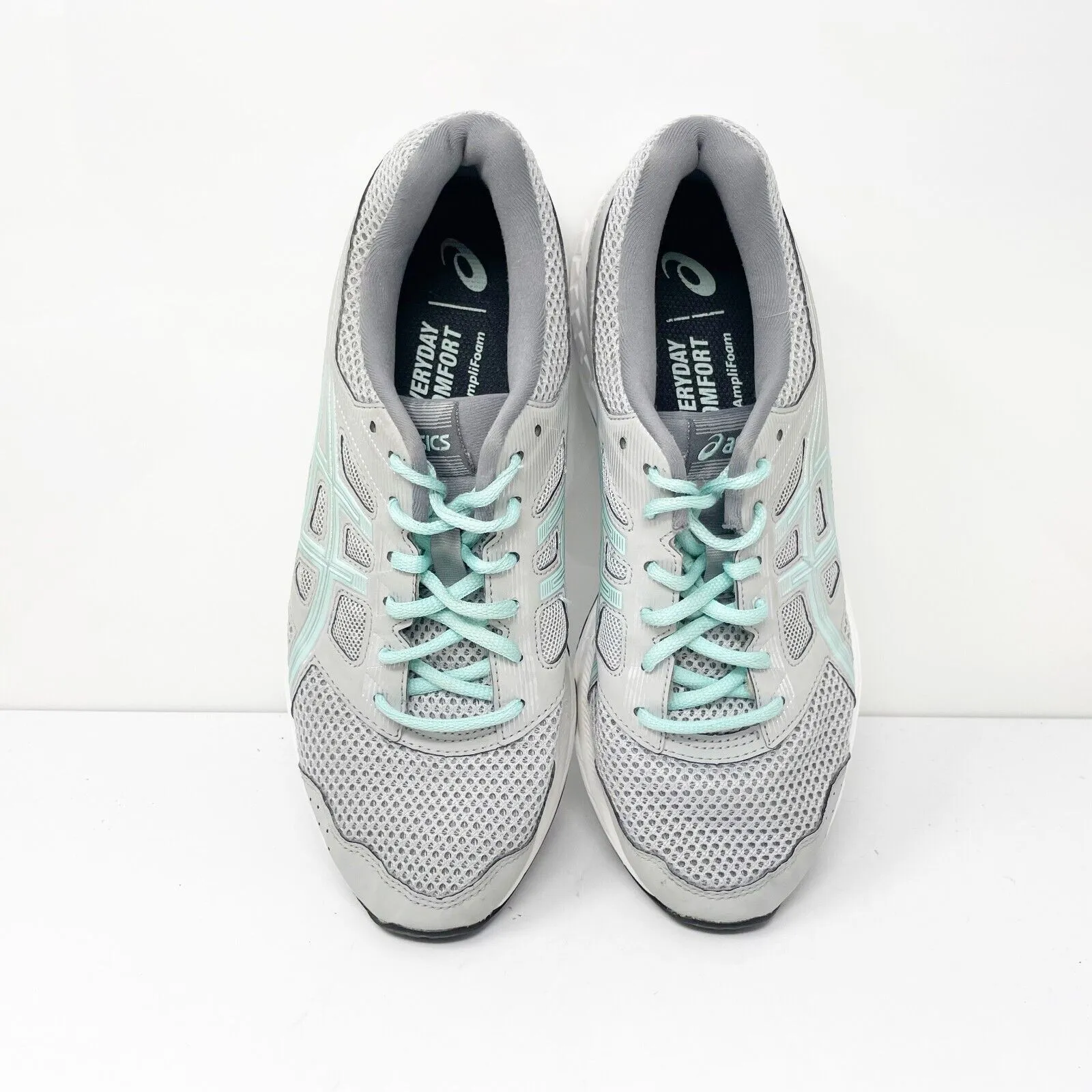 Asics Womens Gel Contend 5 1012A234 Gray Running Shoes Sneakers Size 9.5