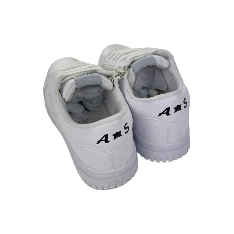 Atlantic Star Kids White Lace-Up Sneakers REVERSE125 - Boys - Search Engine Optimization (SEO) Friendly - Google Shopping